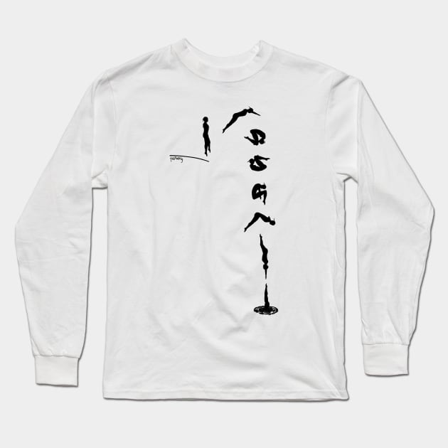 Diving Long Sleeve T-Shirt by telberry